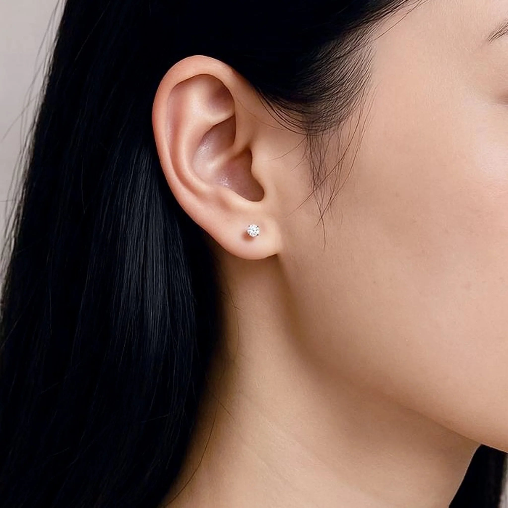 Titan Ohrstecker Set – Zirkonia