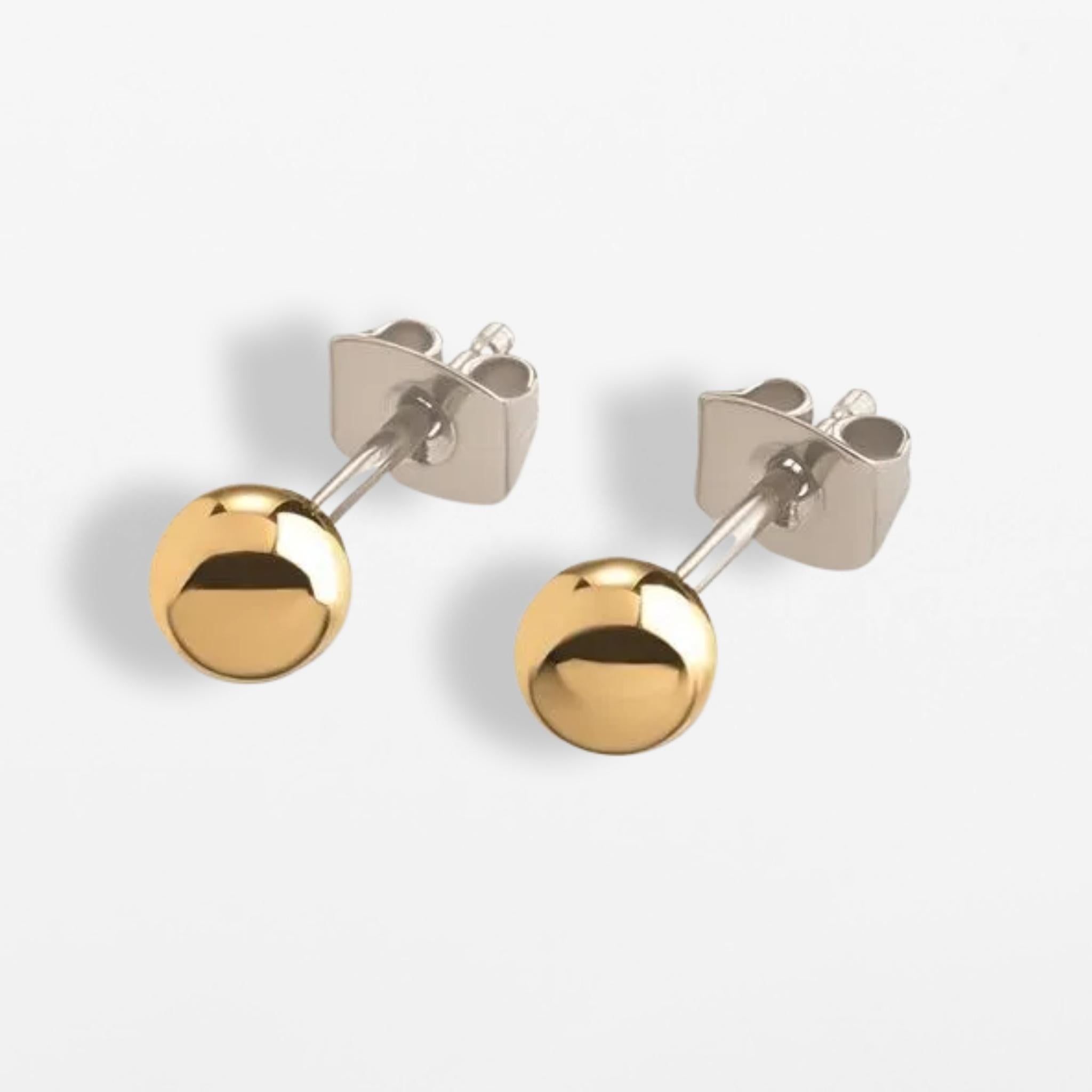 Titan Ohrstecker mit Kugel Mini
