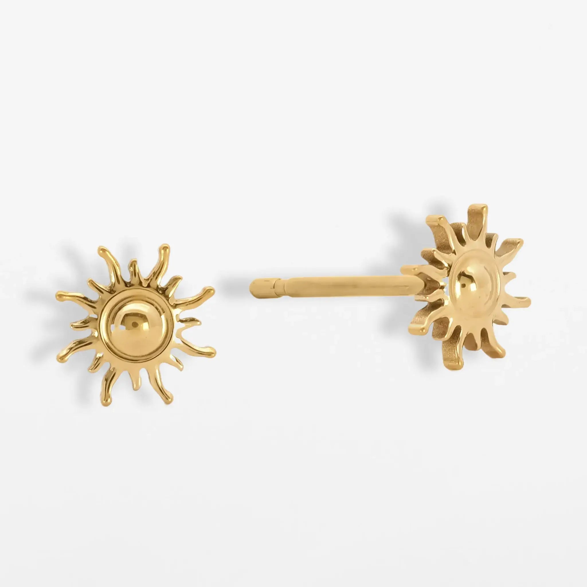 Titan Ohrstecker Sonne