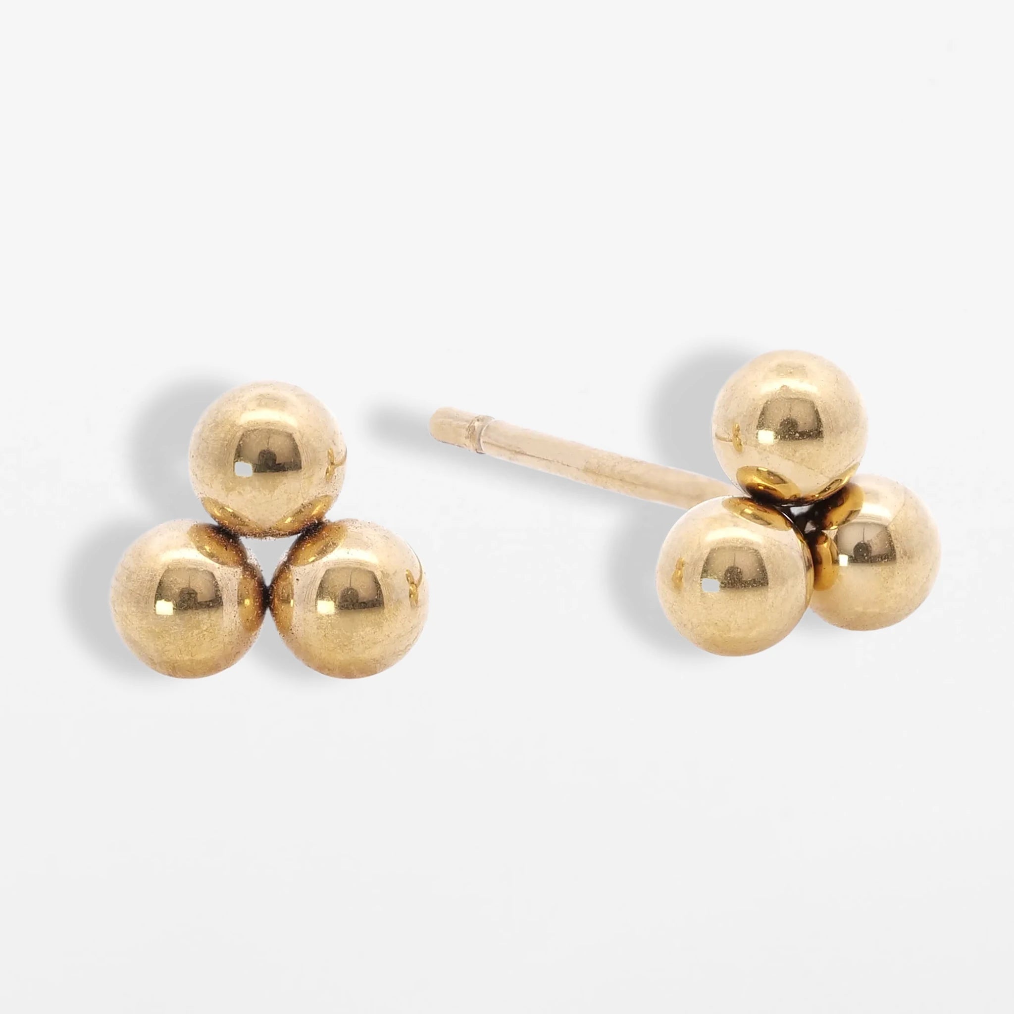 Titan Ohrstecker Trio Kugeln