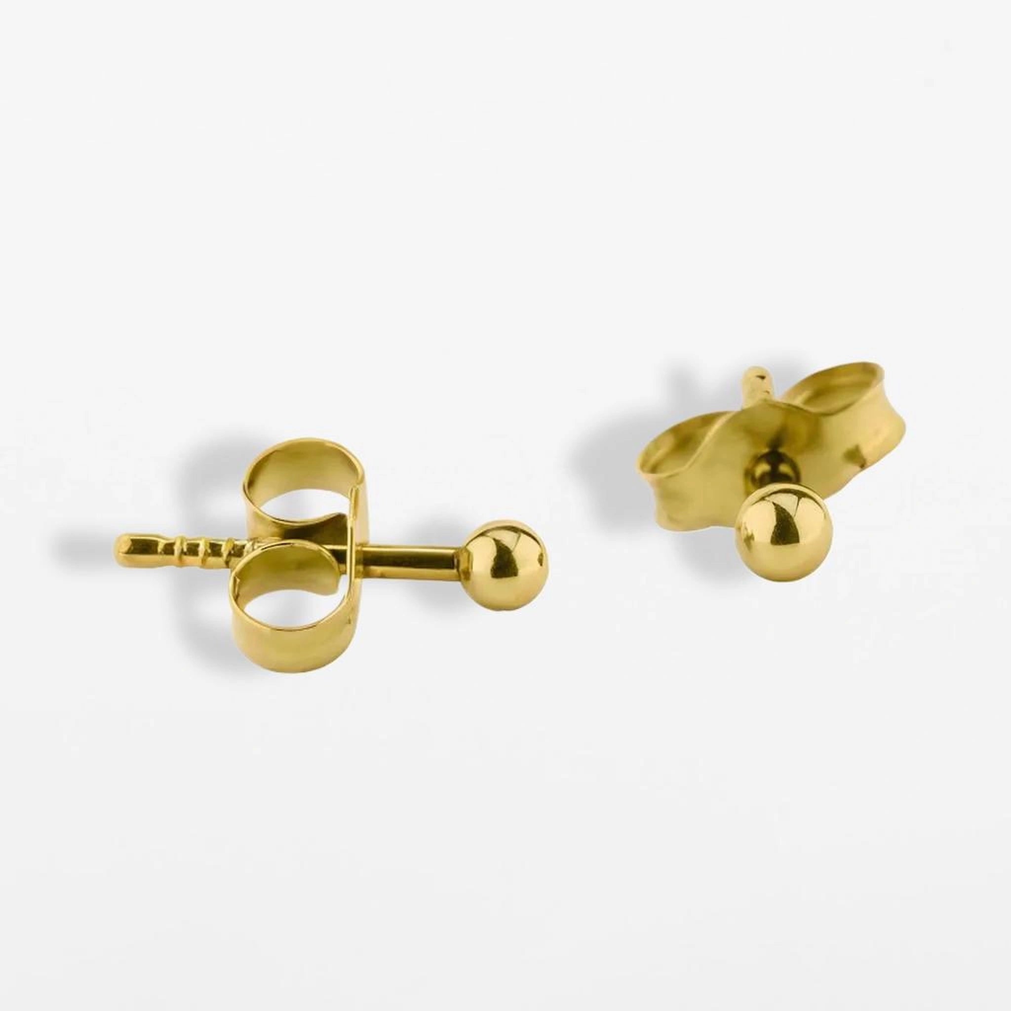 Titan Ohrstecker mit Kugel Baby