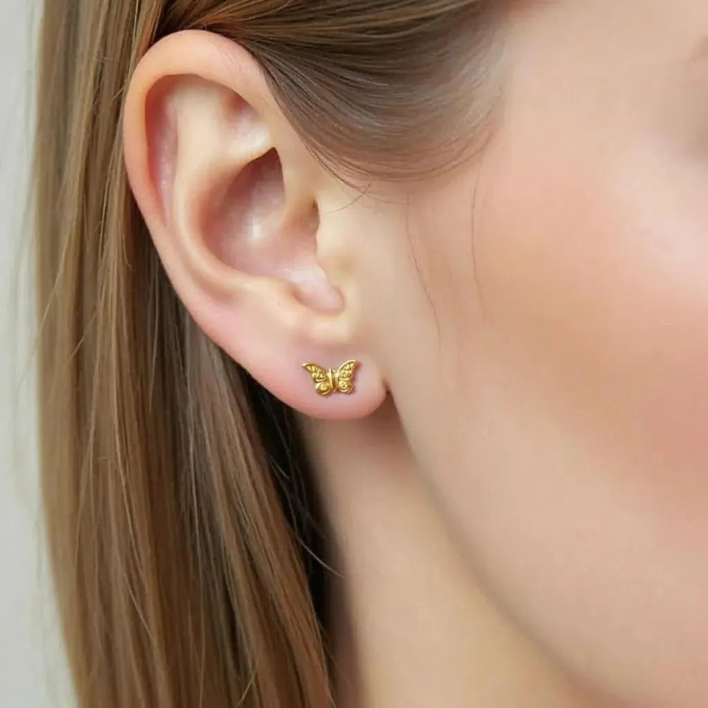 Titan Ohrstecker Schmetterling