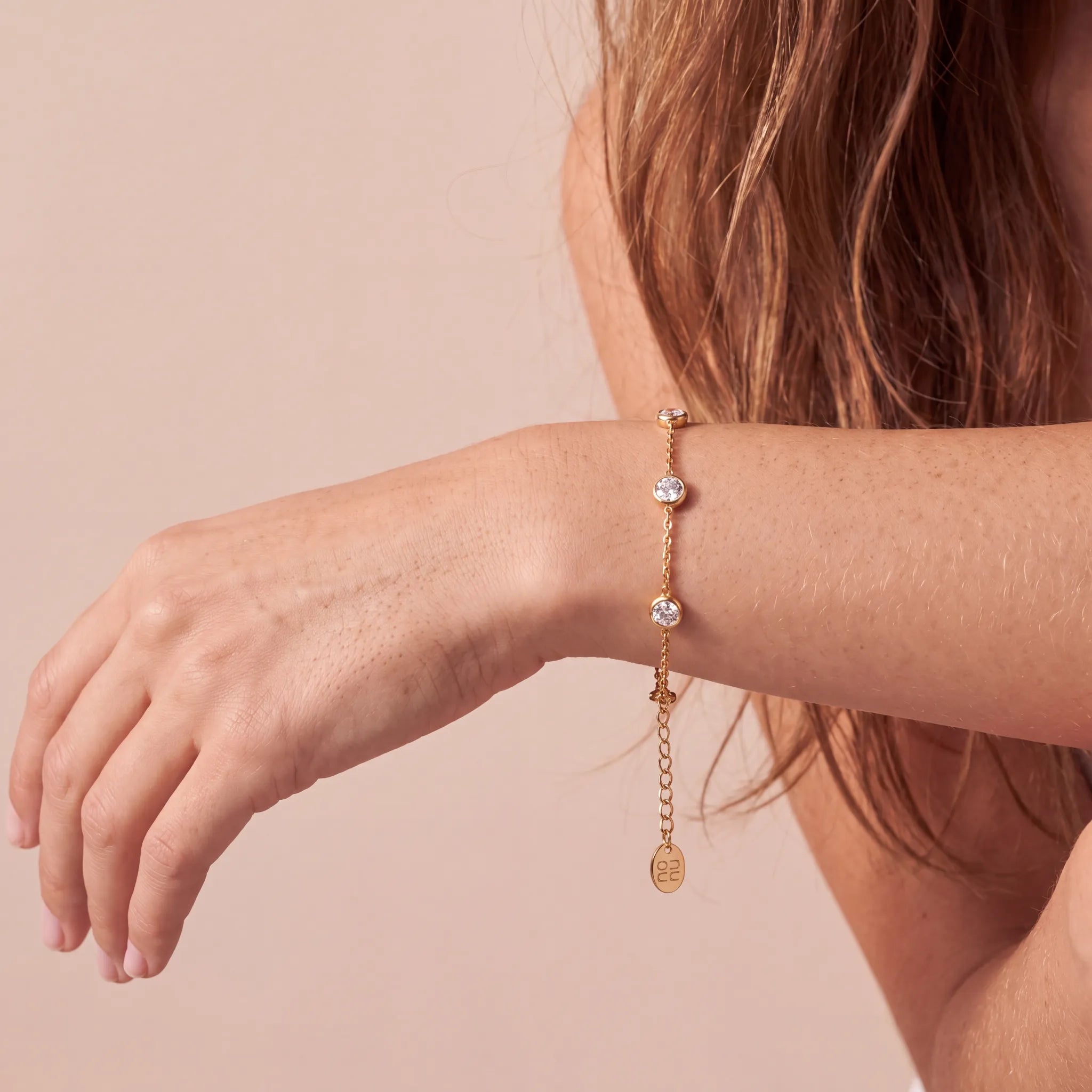 Zirkonia-Station-Armband