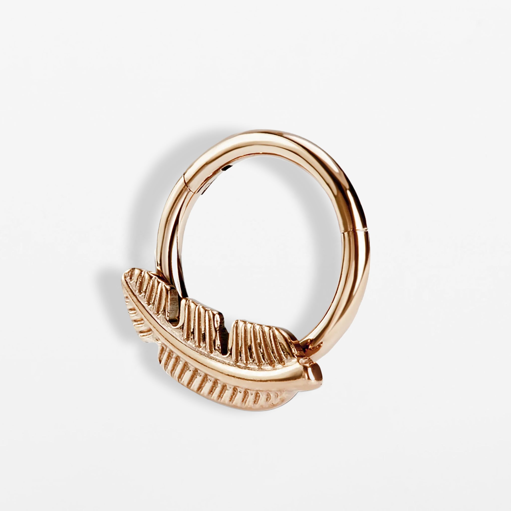 Titan Segmentring Feder (einzelnes Piercing)