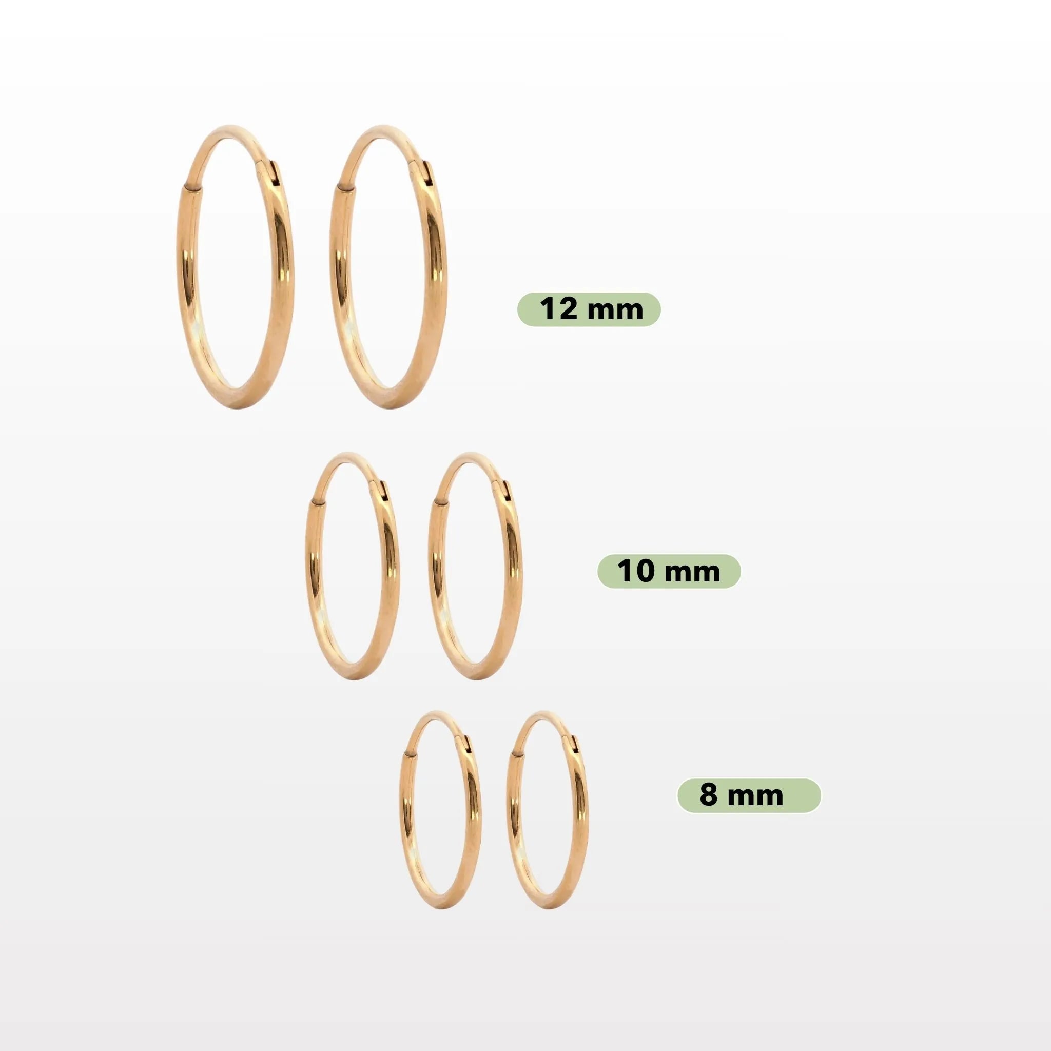 Titan Creolen Set – Slim