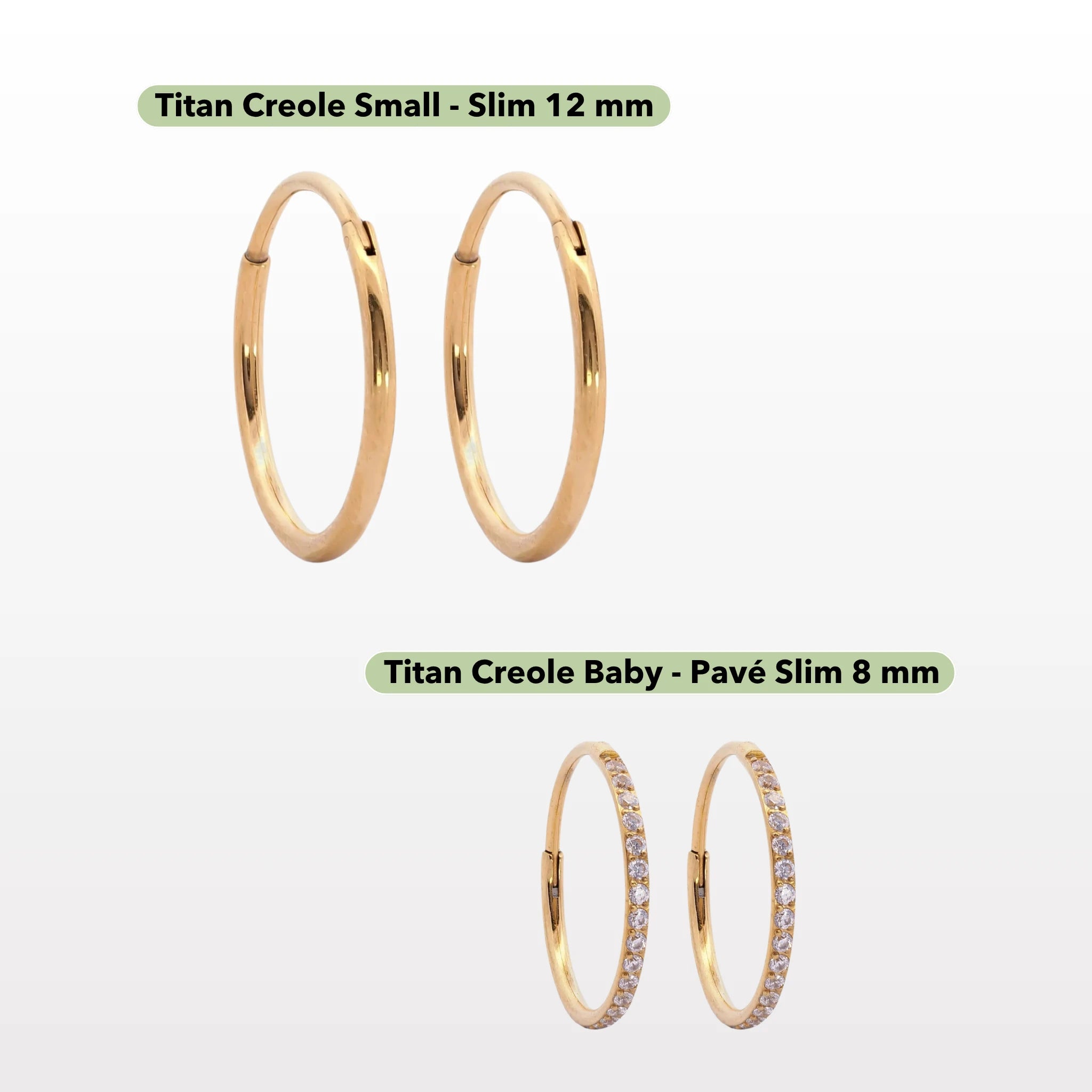 Titan Creolen Set – Duo