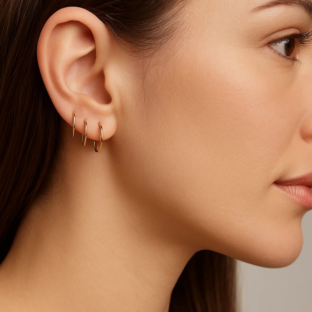 Titan Creolen Set – Slim