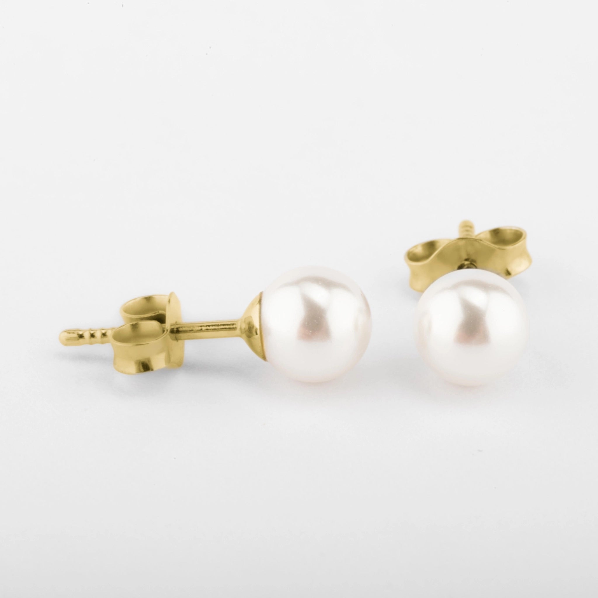 Titan Ohrstecker mit Perle Swarovski®