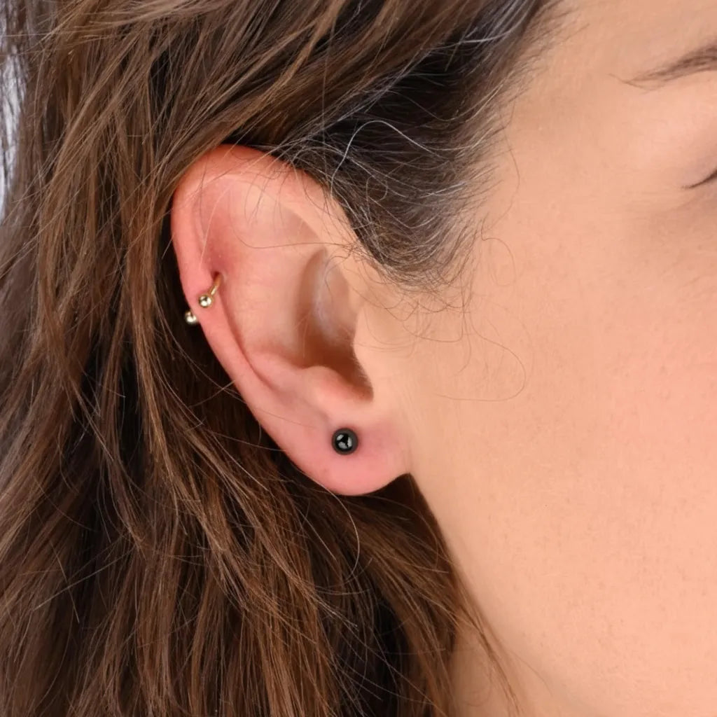 Titan Micro Labret mit Kugel (einzelnes Piercing)