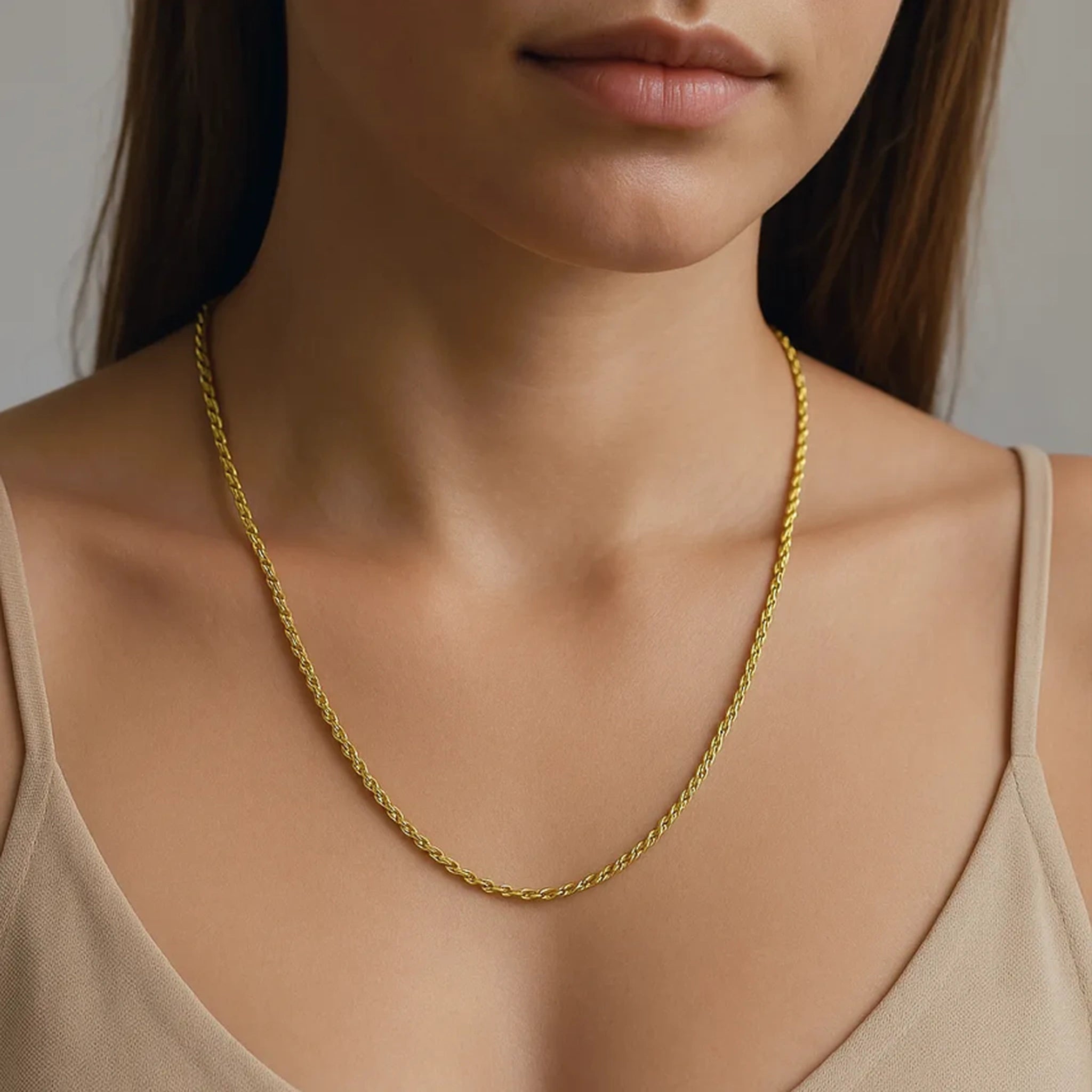 Elegante geflochtene Kette
