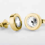 Titan Ohrstecker Rund Zirkonia Swarovski®