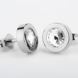 Titan Ohrstecker Rund Zirkonia Swarovski®