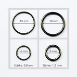 Segmentringe Collection Schwarz