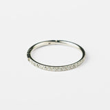 Titan Segmentring Crystal Clicker filigran (einzelnes Piercing)