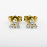 Titan Ohrstecker Trio Zirkonia Swarovski®